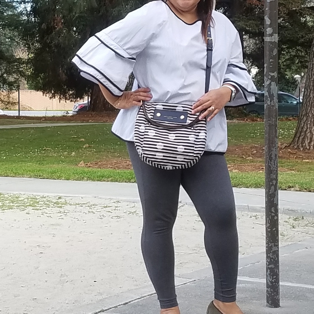 NEW. Bell sleeve blouse